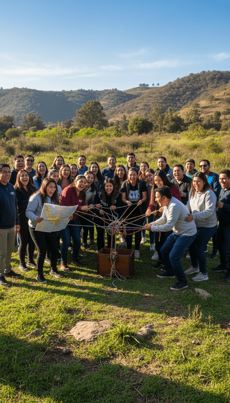 Actividades de team building para trabajo en equipo: 7 dinámicas al aire libre para grupos grandes en Perú